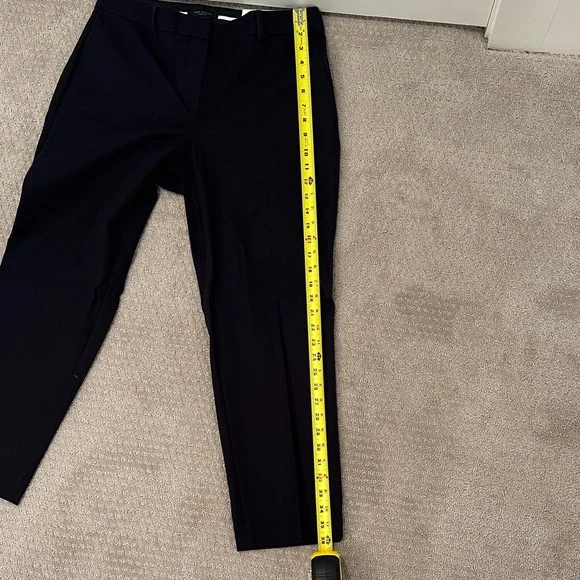 NWT Ann Taylor The Ankle Midrise Pants, Dark Navy, 10 Curvy, Office Workwear - Picture 12 of 14